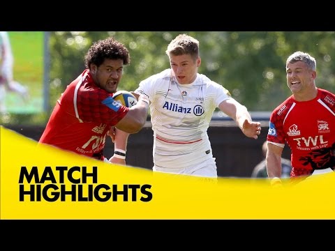 London Welsh vs Saracens - Aviva Premiership Rugby 2014/15