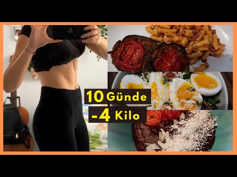 10 Günde Doya Doya 4 Kilo Verdim 🔥 Neler Yedim?