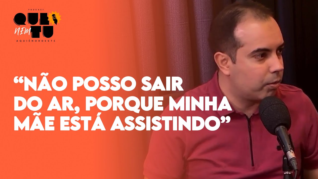 Imagem da notícia Antero Neto soube da morte do pai enquanto narrava as Olímpiadas; veja no 'Que Nem tu'