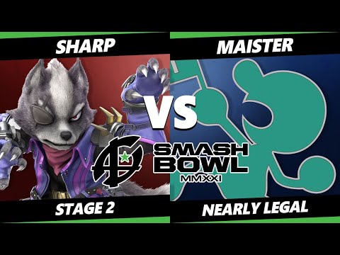 Smash Bowl MMXI Nearly Legal SSBU - Sharp (Wolf) Vs. Maister (Game & Watch) Smash Ultimate Stage 2