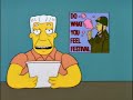 The Simpsons Do What You Feel Festival