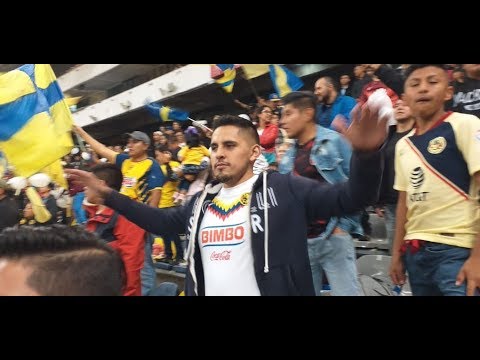 "Así se vivió el América vs Santos desde la Monumental" Barra: La Monumental • Club: América