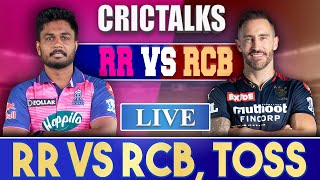 Live: RR Vs RCB, Match 13, Mumbai | CRICTALKS | TOSS & PRE-MATCH | IPL LIVE 2022
