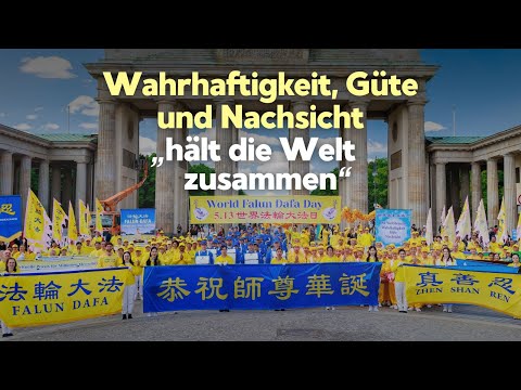 „Wir haben Grund zur Freude“: Welt-Falun-Dafa-Tag wird in Berlin gefeiert