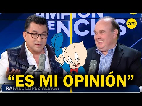Rafael López Aliaga reacciona a la imitación que le hizo Hernán Vidaurre en 'Ampliación de Noticias'