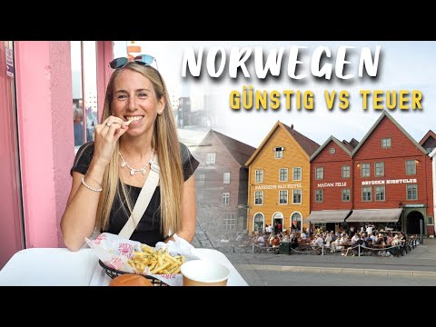 Norway - cheap vs. expensive food • Bergen | VLOG 598