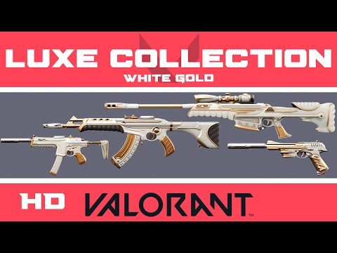 VALORANT Luxe Skins Collection | Gold: Level 4 Chroma Variant | HD Skin Showcase
