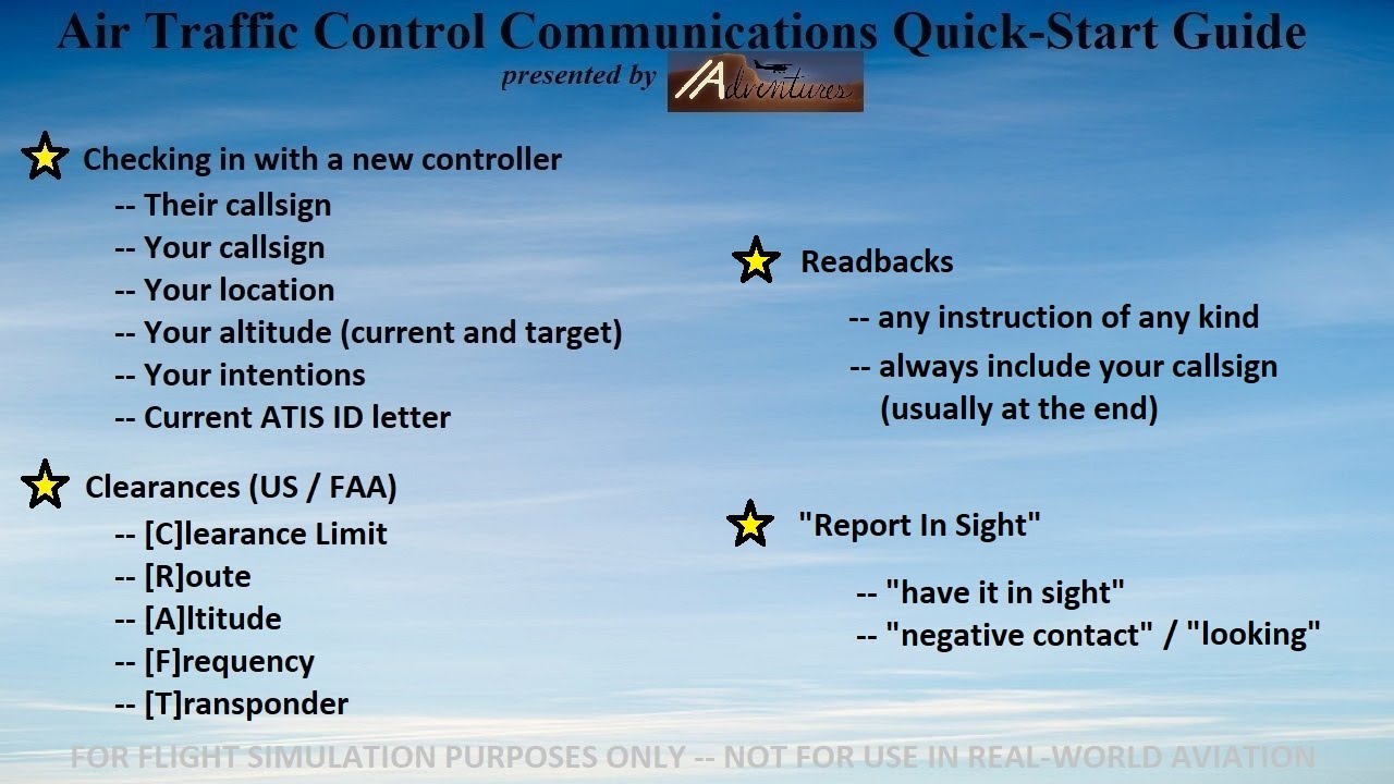 Good website to learn ATC Phraseology and understand there meaning