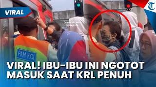 Viral Penumpang KRL Diseret Keluar Petugas di Stasiun Manggarai Akibat Paksa Masuk Kereta Penuh
