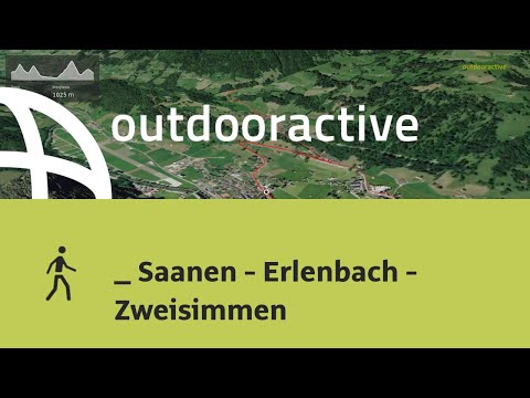 túra in Freiburg und Umgebung: _ Saanen - Erlenbach - Zweisimmen