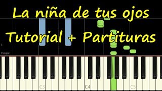 LA NIÑA DE TUS OJOS - Piano Tutorial + Partitura PDF Gratis - Jesus Adrian Romero - Synthesia