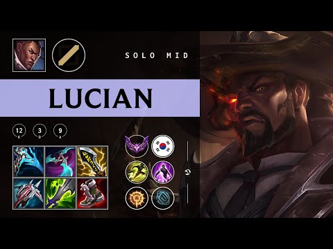 Lucian Mid vs Anivia - KR Master Patch 25.22