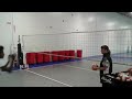 Volleyball training with Cheryl Butler 