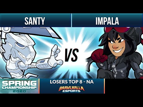 Santy vs Impala - Losers Top 8 - Spring Championship 2020 - NA 1v1