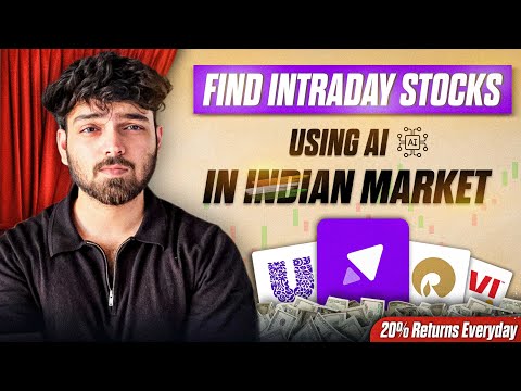 How to Find Stocks for Intraday Using AI | Best AI Screener for Indian markets