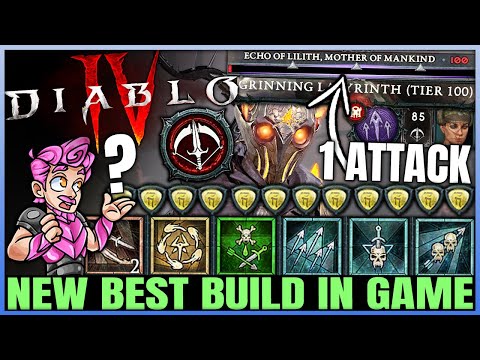 Diablo 4 - Kill EVERY Boss in 1 ATTACK - New Best Rogue Build is GAME BREAKING - Skills Gear Guide!