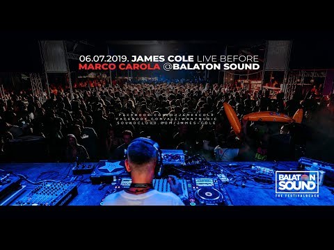 James Cole live at Balaton Sound before Marco Carola 06-07-2019