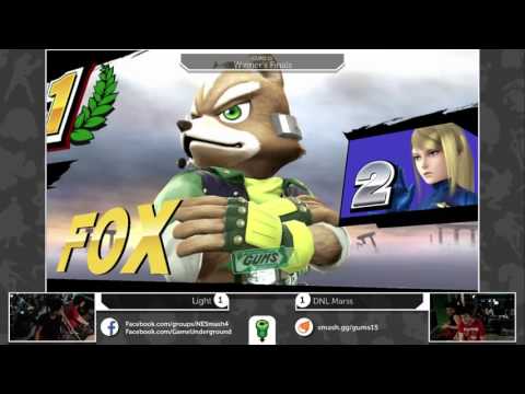 GUMS 15 Singles (Winner's Finals) - DNL Marss (ZSS) vs Light (Fox)