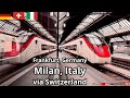 Frankfurt Germany Milan Italy Via Switzerland SBB EuroCity Giruno A Great Railway Journey