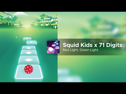 Tiles Hop: EDM Rush! | Squid Kids x 71 Digits - Red Light, Green Light