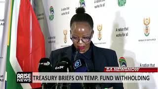SA: TREASURY BRIEFS ON TEMPORARY  FUND WITHHOLDING