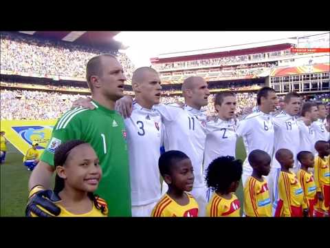 Anthem of Slovakia v Italy (FIFA World Cup 2010)