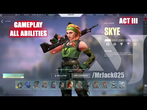 New Agent Skye All Abilities Gameplay Leaked, Valorant Act III