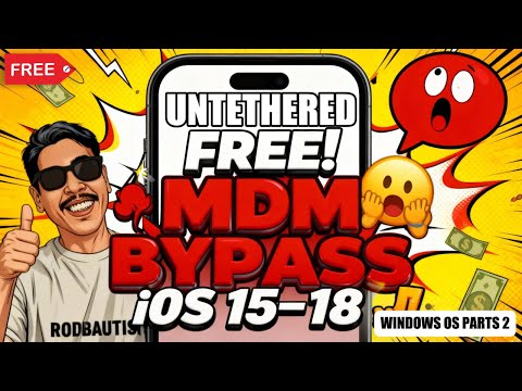 MDM Bypass iOS 15 to iOS 18 – PART 2 | 100% FREE 2025 | No Serial, No UDID Needed!