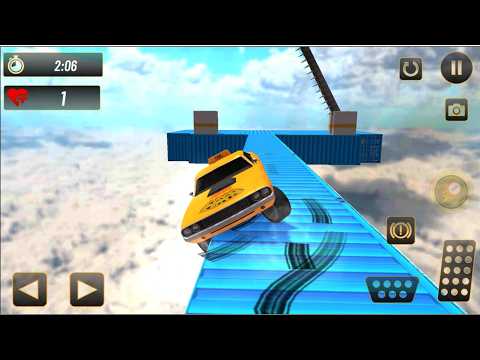 Real Taxi Car Stunts 3D Impossible Ramp Car Stunt Game - Android GamePlay  #5