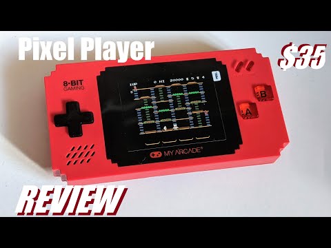 REVIEW: My Arcade Pixel Player Retro Handheld Gaming Console | 300-in-1 8-Bit Games for $35?