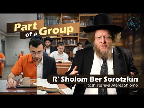 Part of a Group | Rabbi Sholom Ber Sorotzkin