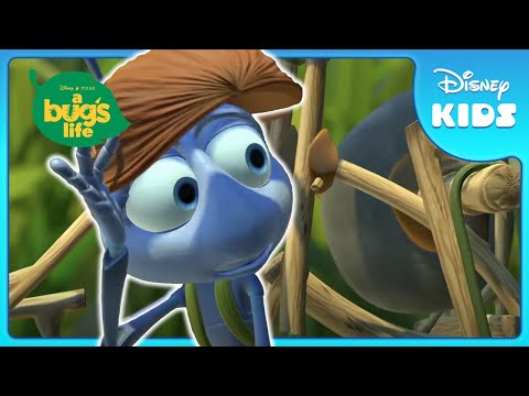 🌾 Flick's Innovative Grain Harvester! | A Bug's Life | Disney Kids
