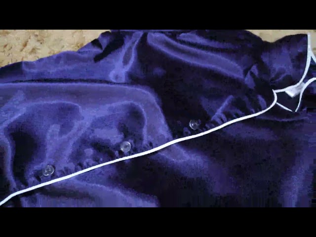 Vídeo relacionado con TRAMAS+ Pijama Mujer Satén, Pijama Mujer Largo, Conjunto de Manga Larga con Botones y pantalón con Cintura Elastica, Ropa de Dormir Cómoda - L, Beige