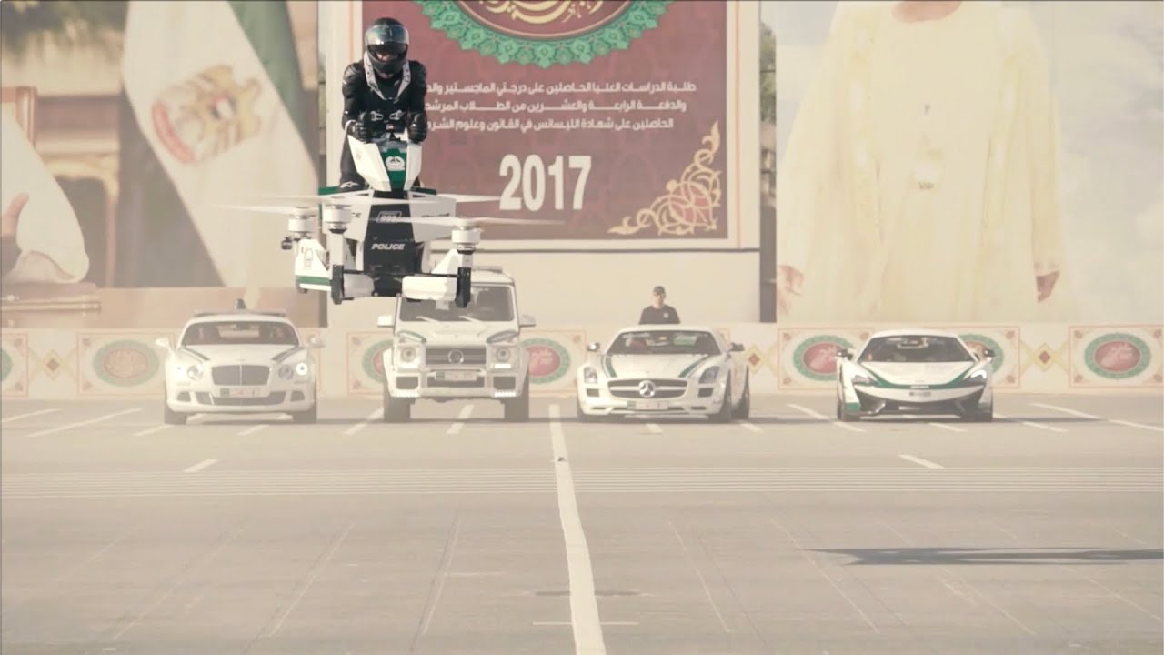 Dubai police hoverbike! - YouTube