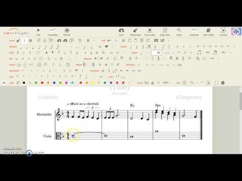 Noteflight - Tuplets, Texting, and Voices