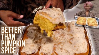 Sweet Potato Pie Cinnamon Rolls