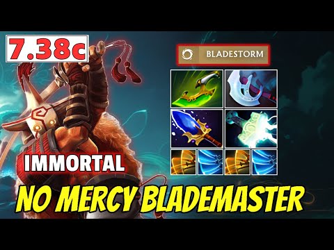 Immortal Juggernaut - No Mercy Blademaster |Dota 2 Pro Carry Full Match Gameplay| 7.38c