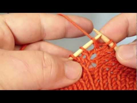 Knitting - Increases to the right and left of a stitch