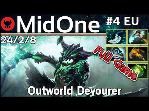 MidOne [Secret] plays Outworld Devourer!!! Dota 2 Full Game 7.21