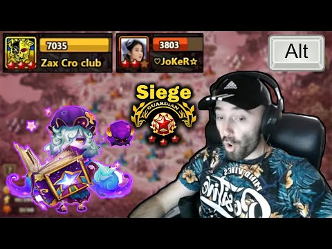 CAN MY ALT DO 10/10 IN G3 SIEGE VS ZCC & JoKeR ?! (Summoners War)