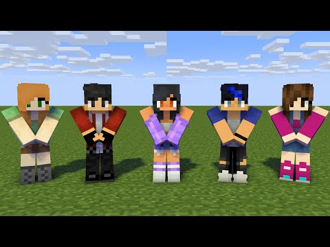 MONSTER SCHOOL : WALKER DANCE MEME APHMAU AND FRIENDS - MINECRAFT ANIMATION