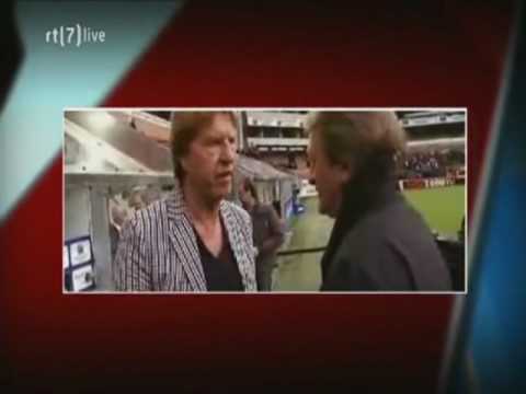 Aad de Mos als analist bij Belgische tv