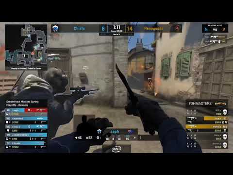 Renegades Vs Chiefs Esports Club. Bo3 match full highlights. Dreamhack Spring 2020 Oceania