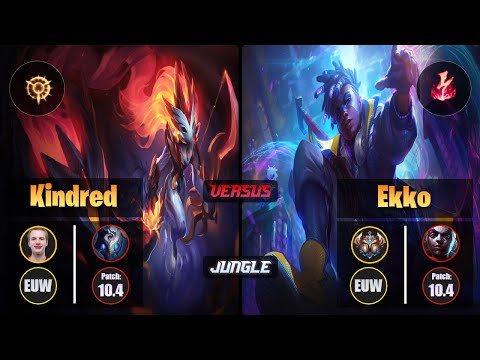 Jankos KINDRED (Jungle) [Press the Attack] VS EKKO - Challenger EUW Patch 10.4