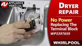Dryer Repair & Diagnostic: Terminal Block Issues and Factory Technician Replacement