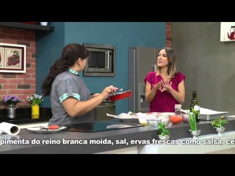 Receitas Bom Sabor 12/02/2014  - Salmão no papelote - Bete Demasi