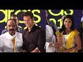 Vasu Dev And Pallavi Receives Best Hero Heroine Awards Padmamohana TV Awards