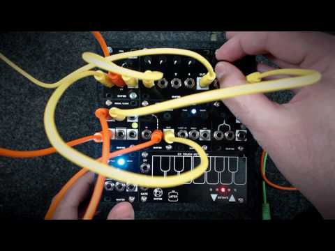 Eurorack 1u Tile VCA and VCF