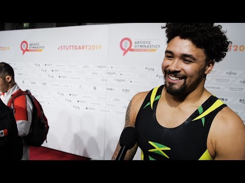 Reiss Beckford (JAM) Interview 2019 Worlds Stuttgart - Qualifications