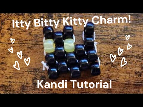 Itty Bitty Kitty Kandi Charm Tutorial